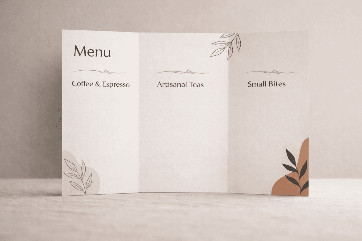Menu Design