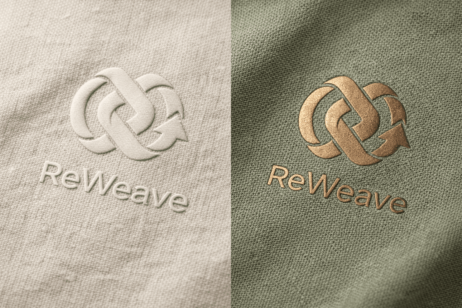 ReWeave Logo Emboss